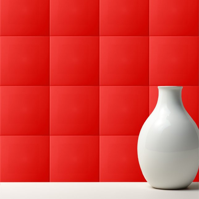 Plain colour bright red candy ceramic tile (Creator Uploaded)