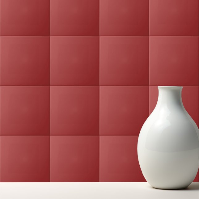 Plain colour burnt red ceramic tile (Creator Uploaded)