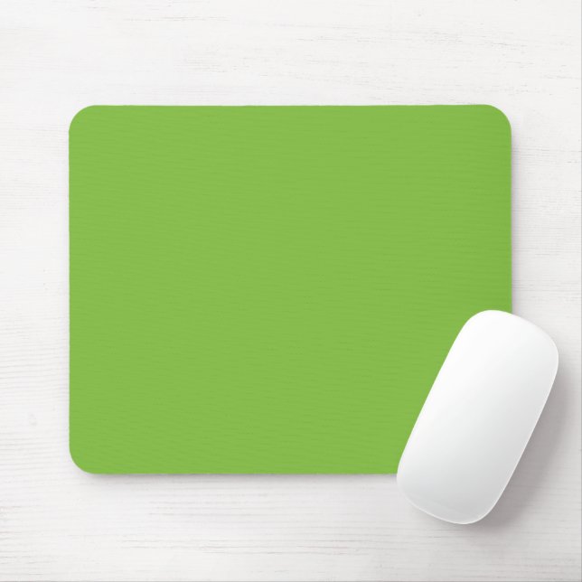 Plain colour grasshopper green mouse pad (With Mouse)
