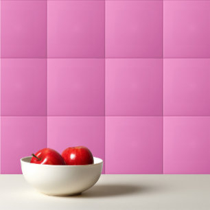 Plain colour hydrangea pink ceramic tile