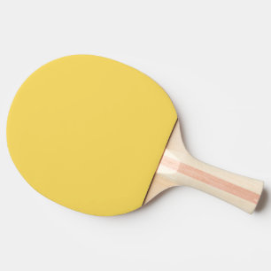 Plain colour jonquil yellow ping pong paddle
