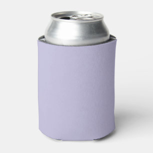 Plain colour solid heather pastel purple can cooler