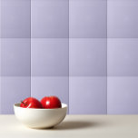 Plain colour solid heather pastel purple ceramic tile<br><div class="desc">Plain colour solid heather pastel purple design.</div>