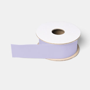 Plain colour solid heather pastel purple grosgrain ribbon