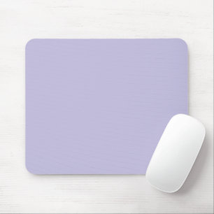 Plain colour solid heather pastel purple mouse pad