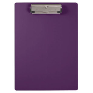 Plain colour solid midnight dark purple clipboard