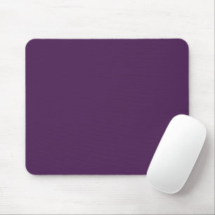 Plain colour solid midnight dark purple mouse pad