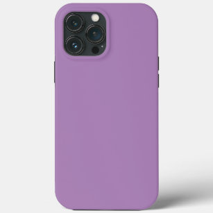 Plain colour solid pastel purple African violet iPhone 13 Pro Max Case