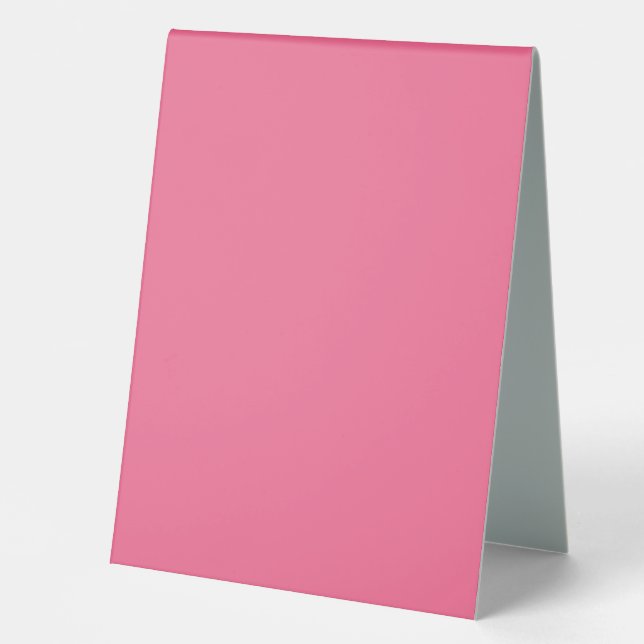 Plain colour solid rosy watermelon pink (Front)