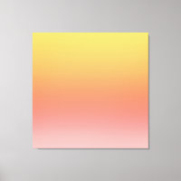 Plain colours - Yellow to Misty Pink ombre