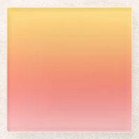 Plain colours - Yellow to Misty Pink ombre