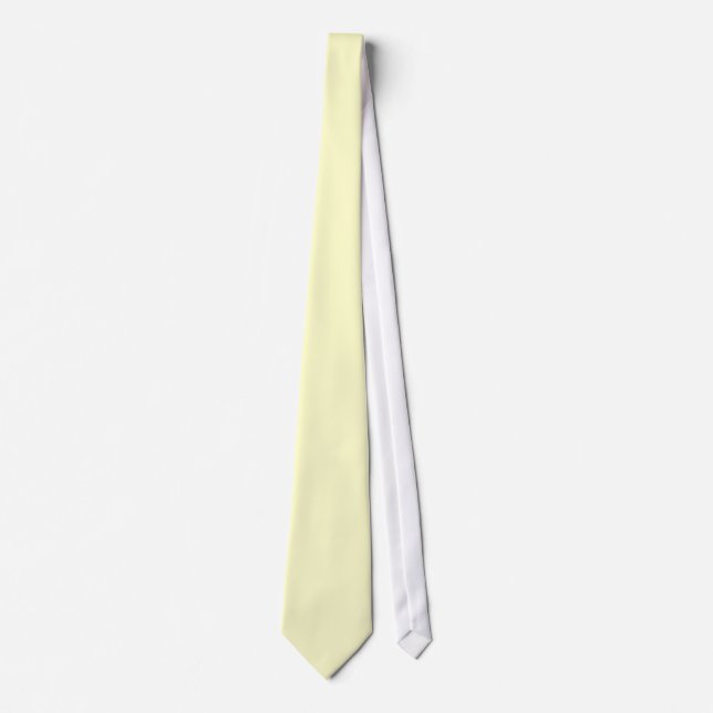 Plain Cream Tie (Front)