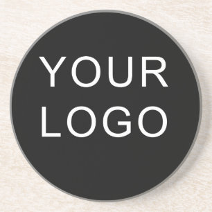 Plain Customisable Business Corporate Logo Coaster