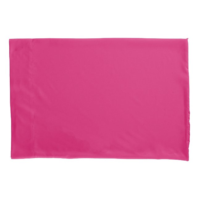 Plain Dark Pink Pillowcases (Front-Left)