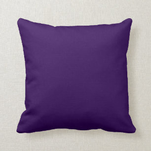 Plain Dark Purple Background Cushion