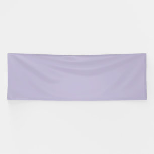 Plain dusty lavender solid colour banner