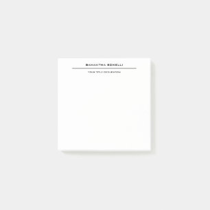 Plain Elegant Attractive Minimalist Post-it Notes