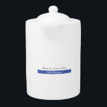 Plain Elegant Blue White Minimalist Design<br><div class="desc">Simple blue - white,  modern,  minimalist design. This template can be customised to meet all professional occupations.</div>
