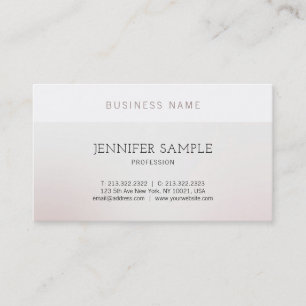 Plain Elegant Design Modern Luxury Professional Business Card