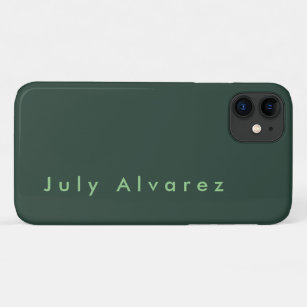 Plain Elegant Greyish Green Minimalist Case-Mate iPhone Case