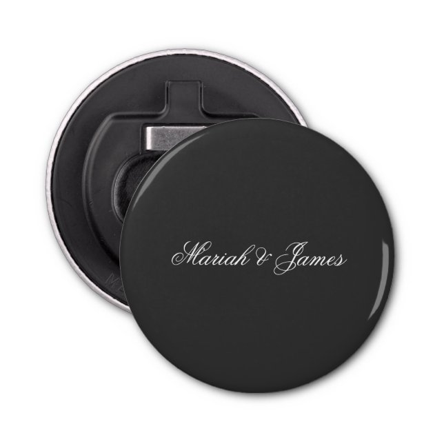 Plain Elegant Minimalist Modern Bottle Opener (Front)