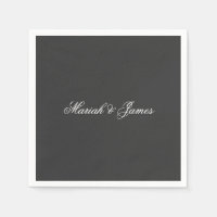 Plain Elegant Minimalist Modern Names Calligraphy