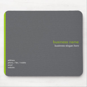 Plain Elegant Modern Simple Green Stripe Mouse Pad