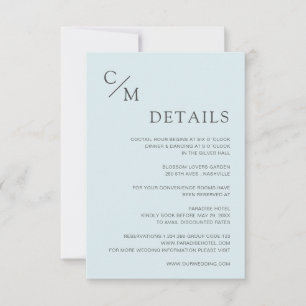 plain elegant monogram