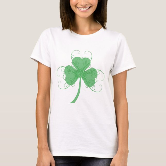Plain Elegant Shamrock T-Shirt (Front)