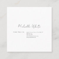 Plain Elegant White Professional Modern