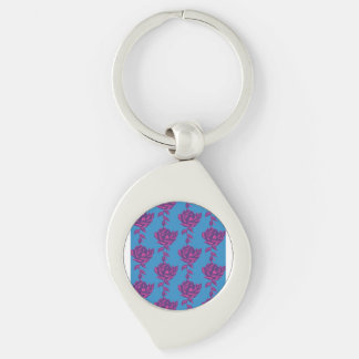 Plain Floral Key Ring