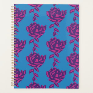 Plain Floral Planner