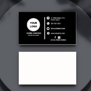 Plain Generic Modern Minimalist Add your Logo Business Card