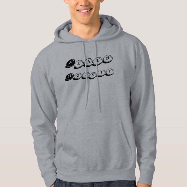 Plain Grey Hoodie (Front)