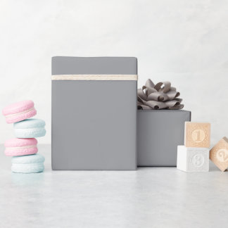 plain grey sheet of material partially unrolled wrapping paper