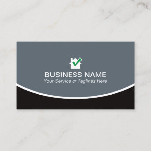 Plain Home Inspections Service Professional Business Card