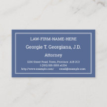 Plain, Humble Business Card