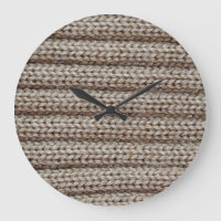 Plain knitted fabric, brown texture.