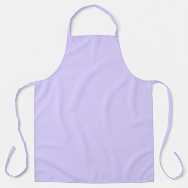 Plain Lavender Apron (Front)