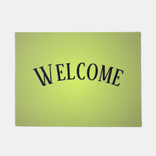 Plain Lemon Lime Doormat