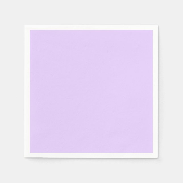 Plain Lilac Background Napkin (Front)