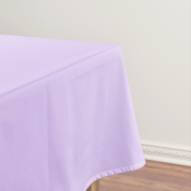 Plain Lilac Background Tablecloth (In Situ)