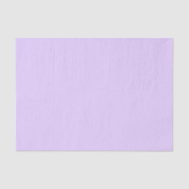 Plain Lilac Background Tissue Paper (Front)