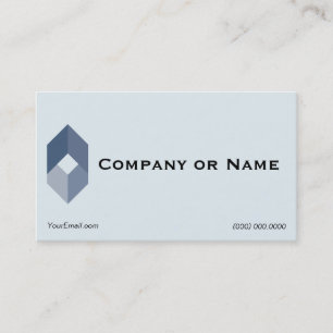 Plain Logo Business Card Template Design