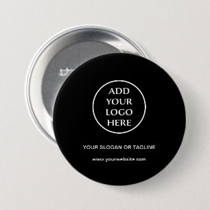 Plain Logo Business Company Corporate Professional 7.5 Cm Round Badge