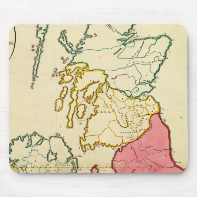 Plain map British Islands Mouse Pad (Front)