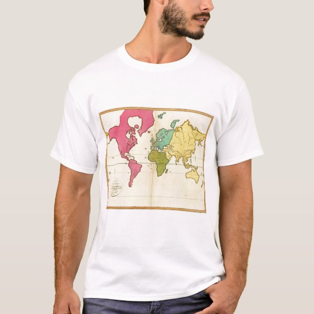 Plain map World T-Shirt (Front)