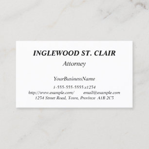 Plain & Minimal Business Card