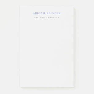 Plain Minimal Professional  Post-it Notes