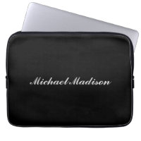 Plain Minimalist Modern Calligraphy Black Colour